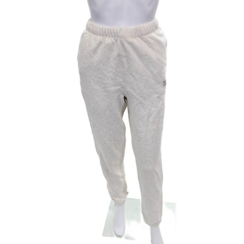 Roots Unisex Adults Gray Sweatpants 80% Organic Cotton Pull On Size S